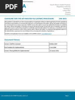 Guideline For The Api Master File (Apimf) Procedure JAN 2021