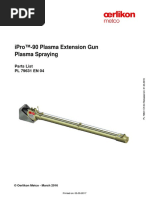 Ipro™-90 Plasma Extension Gun Plasma Spraying: Parts List PL 79631 en 04