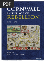 Cornwall in The Age of Rebellion Sample Chapter and Contents