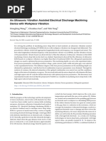 An Ultrasonic Vibration Assisted Electrical Discharge Machining Device With Workpiece Vibration