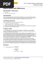 OCR Physics A: Optical Fibres: Path Differences