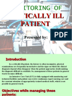 Monitoring of Critically Ill Patient