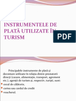 Instrumentele de Plata Utilizate in Turism