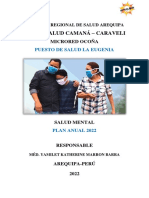 Plan Anual de Salud Mental 2022