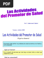 Actividades Del Promotor de Salud