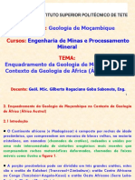 Geol. - Moc. - Cap.2 - PPT - Enquadramento Geol. Moc - No Contexto Geol. Africa