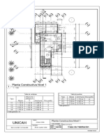 Plano - Planta Constructiva Nivel 1