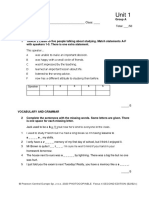 Focus4 2E MiniMatura Unit1 GroupA 1kol