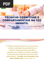 Tecnicas Cognitivas e Comportamentais Na TCC Infantil