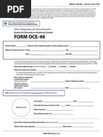 Form Oce-46: Request For Revocation of Authority Granted