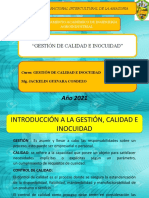 Gestion de La Calidad e Inocuidad