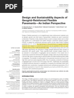 Design and Sustainability Aspects of Geogrid-Reinforced Flexible Pavements