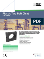 Plastic Two Bolt Cleat: 374 Series