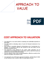 Cost Approach To Valuation