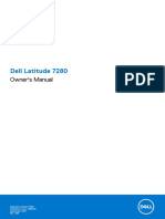 Dell Latitude 7280: Owner's Manual