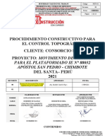 Pets - Procedimiento Constructivo para El Control Topografico