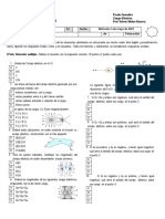 Prueba Formativa - Campo Eléctrico.