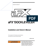 aFX Dockleveler: Installation and Owner's Manual