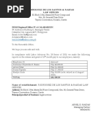 13th Month Pay Report To DOLE