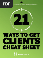 21 Ways To Get Clients