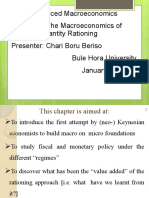 Chari Boru's Assignment PPT1. The Macroeconomics of Quantity Rationing