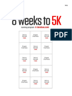 8 Weeks To 5K