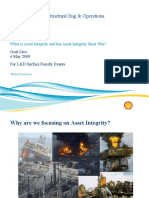 P288 - Offshore Structural Eng & Operations: What Is Asset Integrity and The Asset Integrity Must Win?