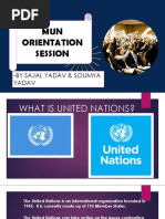 MUN Orientation Session: - by Sajal Yadav & Soumya Yadav