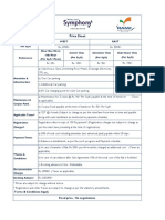 Ramky One Symphony Price Sheet