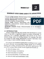 Module-2 Energy Systems & Analysis