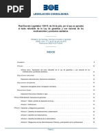 Real Decreto Legislativo 1 2015, de 24 de Julio, Por El Que Se Aprueba