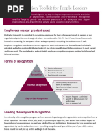 Recognition Toolkit For Leaders