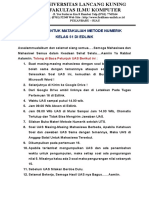 Soal Uas Metode Numerik - KLS 51