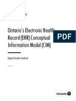 Ontario EHR CIM 2.0