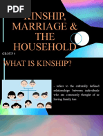 Kinship, Marriage & THE Household: Group 4