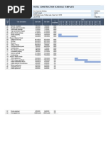 Hotel Construction Schedule 111