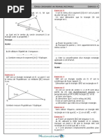 Exercices Maths College International