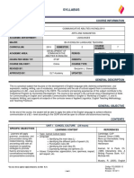 CAE II Syllabus 2022