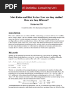 Statistica Odds Ratio