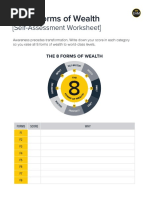 EHM The 8 Forms of Wealth Worksheet