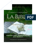 Comment Comprendre La Bible - Franck Kvaskoff