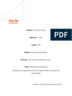 Act-2 Diseñando Un Programa de Intervención para Abordar Un Trastorno de Personalidad