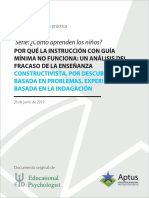 Artículo Por Qué Una Instruccion Mínimamente Guiada No Funciona - Compressed