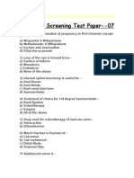 Mci Screening Test Paper - 07