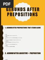 Gerunds After Prepositions