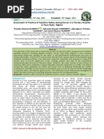 Assessment of Practice of Injection Safety Among Nurses in A Tertiary Hospital in Osun State, Nigeria