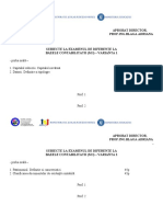 Examen de Diferenta - Bazele Contabilitatii (M1)