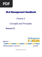 SLA Management Handbook: Concepts and Principles