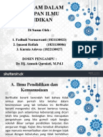 Etika Islam Dalam Penerapan Ilmu Pendidikan Kelompok 7