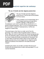 Contoh Text Analytical Exposition Dan Analisanya:: The Use of Formalin and Other Dangerous Preservatives